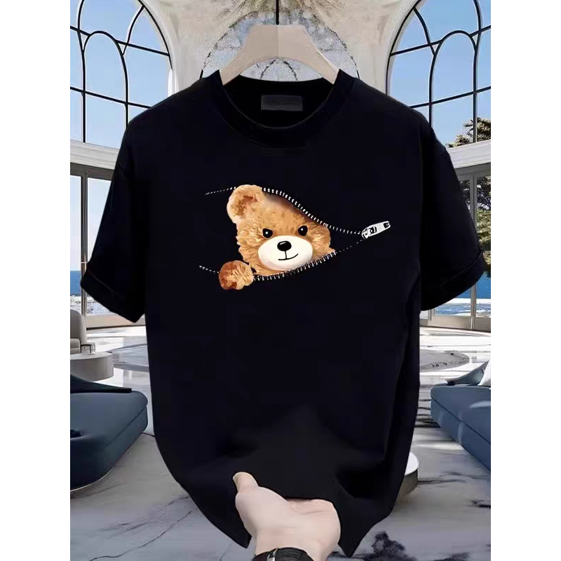 Kaos Pria Pendek Lengan T-shirt Pria Keren 2025 Baru Model Simpel Tapi Keren COD