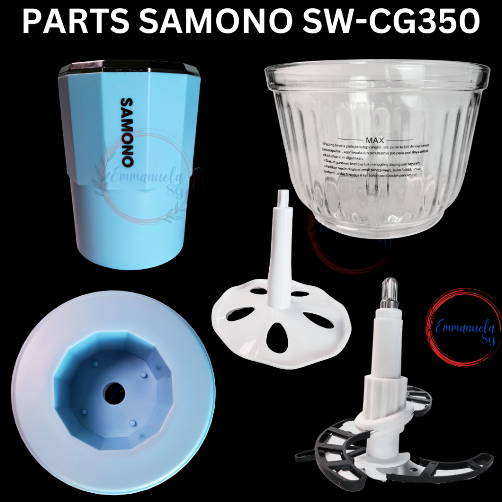 Sparepart SAMONO SW-CG350 Chopper Mesin Pisau Cup Tutup