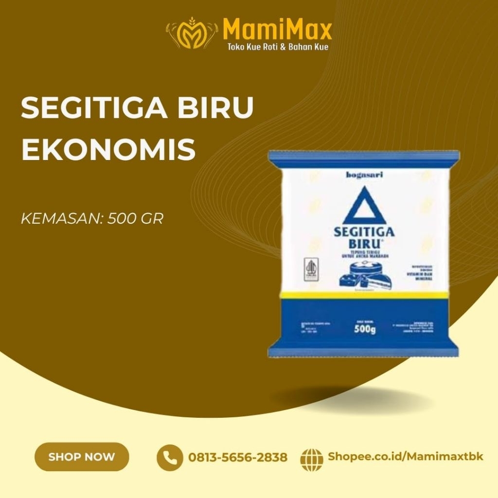 

TEPUNG SEGITIGA BIRU EKONOMIS 500GR
