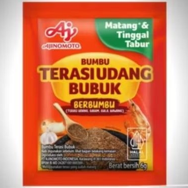 

Bumbu TERASI UDANG Bubuk Ajinomoto 6gr / pcs