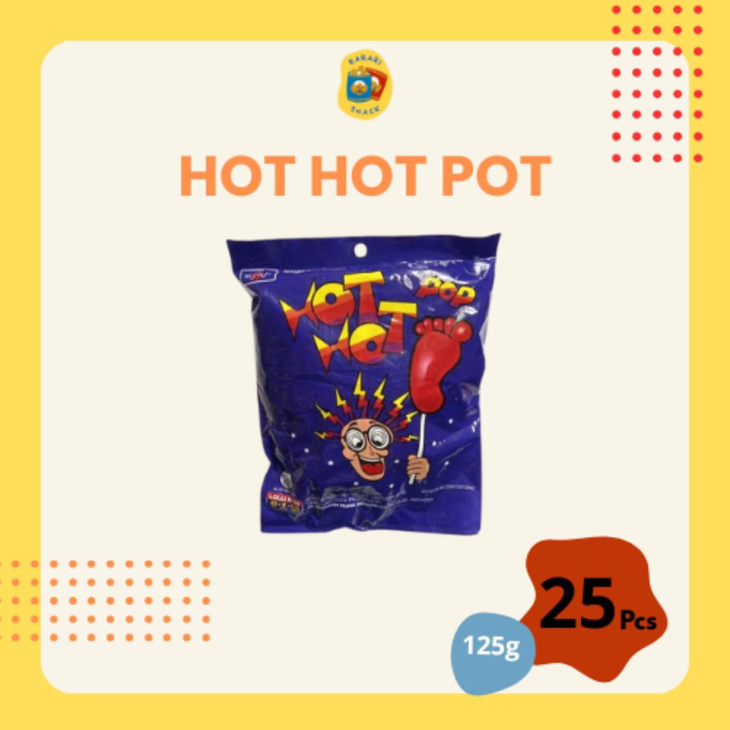

RS Permen Kaki HotHot POP (125g) isi 25pcs Candy Hot Hot Pot