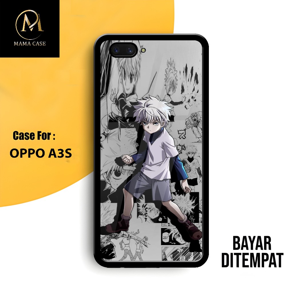 Hardcase Glossy OPPO A3S A1K F5 F7 F9 A5S A12 REALME C1 C2 Motif Anime Killua Zoldyck - Case Terlari