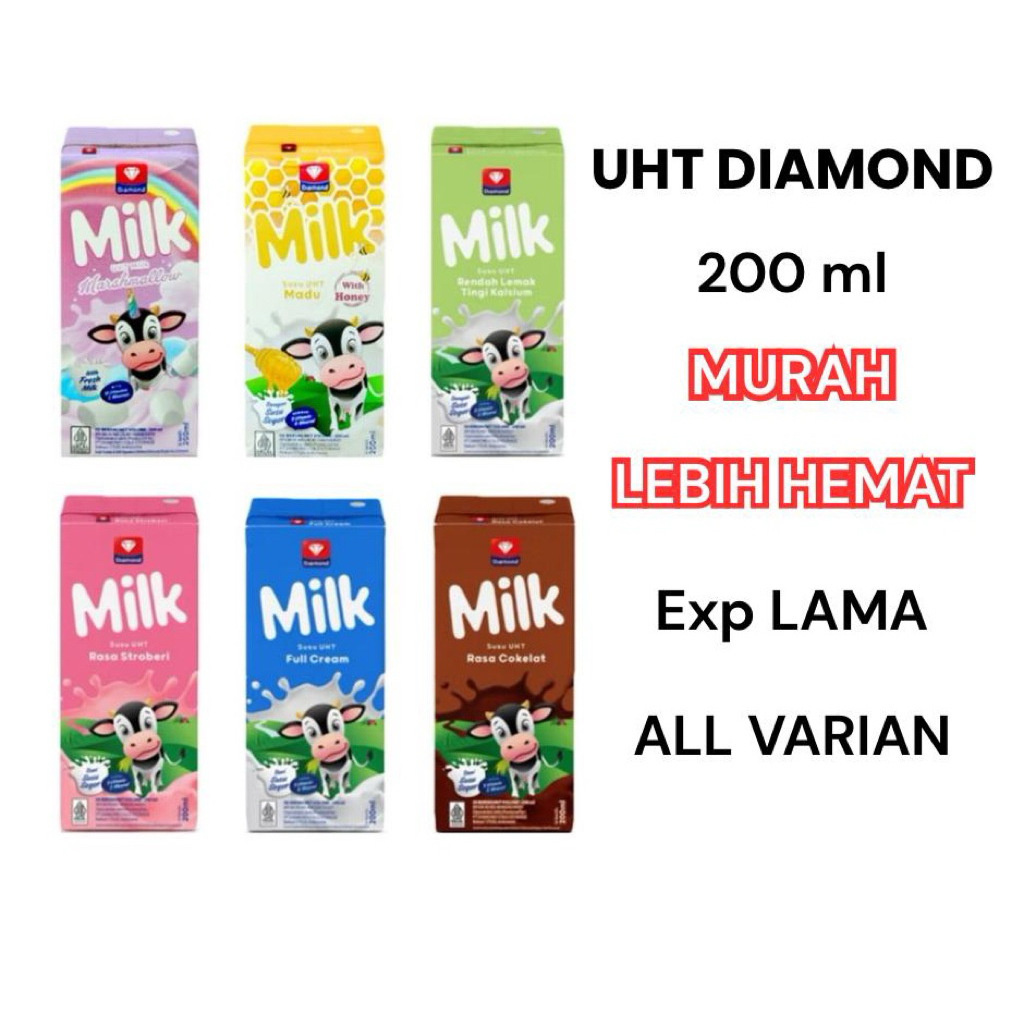 

Diamond Milk Susu UHT 200ml