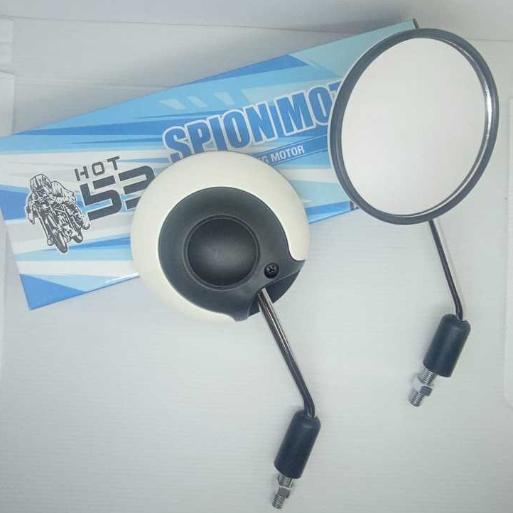 SPION HONDA SCOOPY FI PUTIH SCOOPY BARU 2018 MODEL STANDART KUALITAS ORIGINAL KACA SPION SCOOPY