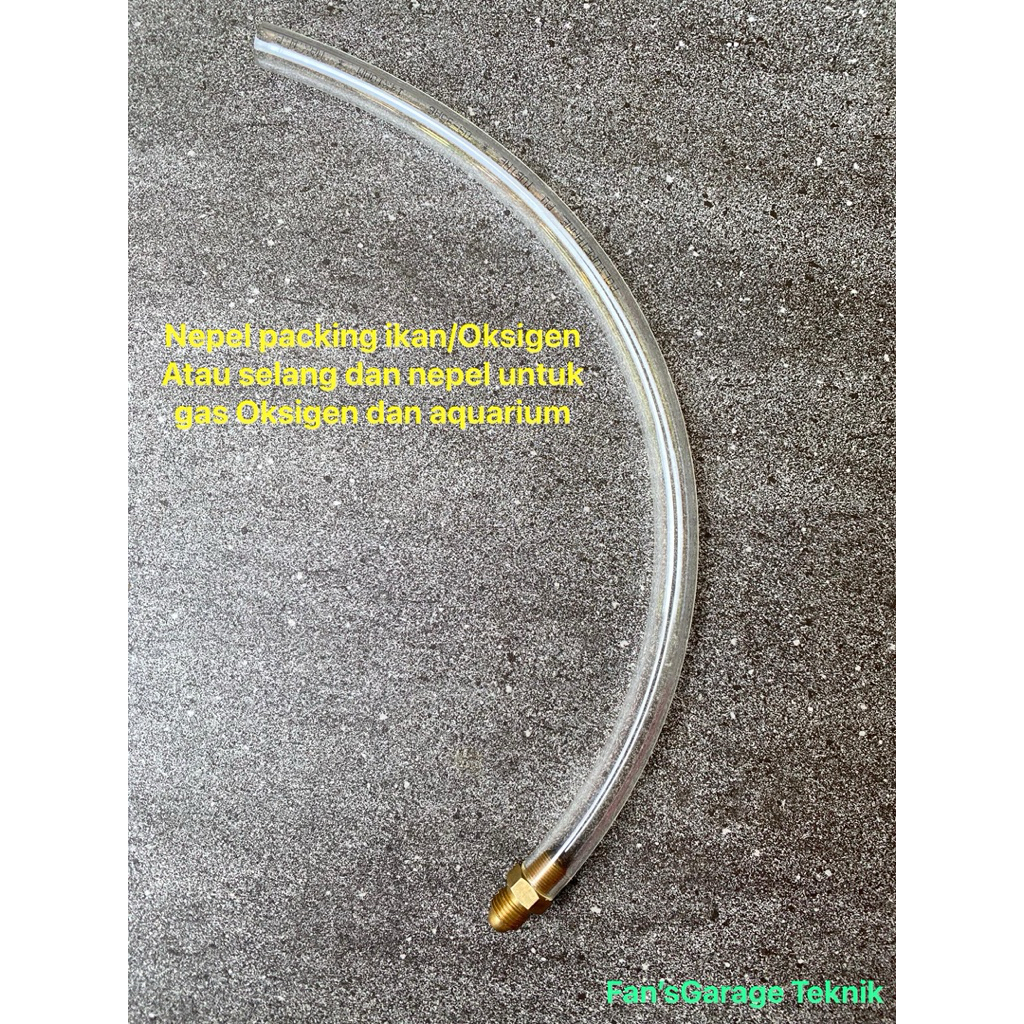 Nepel Tabung Oksigen Ikan Hias/Cubing Nepel/Nepel Tempat Selang Oksigen