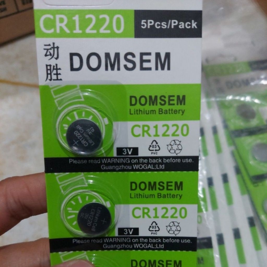 BATERAI CR1220 LITHIUM CR 1220 / 3V / BATRAI / CR1220 (ym)