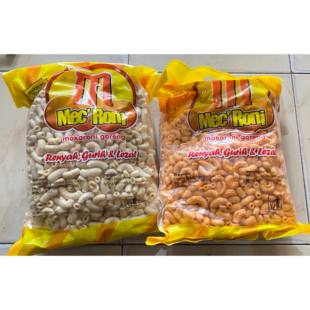 

Makaroni Goreng rasa Gurih dan Pedas 350gr-Makaroni gurih renyah lezat