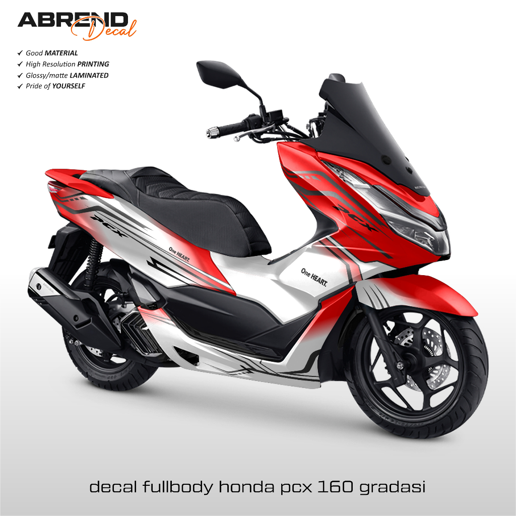 ABREND DECAL FULLBODY PCX 160 GRADASI GRAFIS CUSTOM / STIKER PCX / DECAL PCX 160 / STOCK DECAL