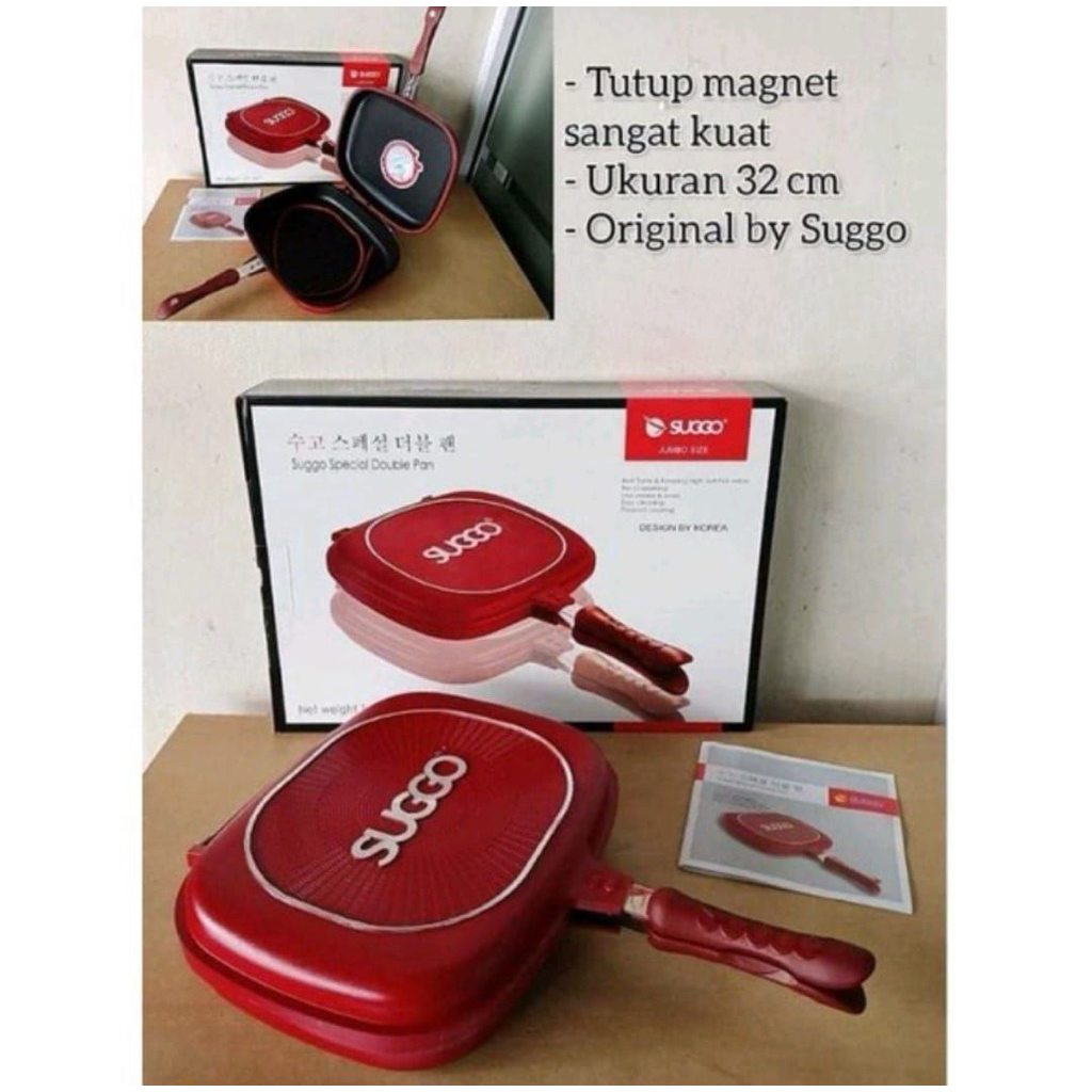 HAPPY CALL & SUGGO KOREA PEMANGGAAN DOUBLE PAN 32cm