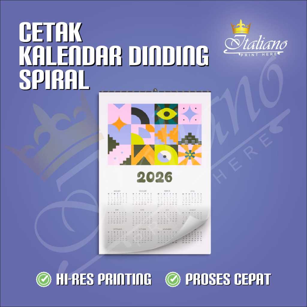

Kalender dinding spiral 2026