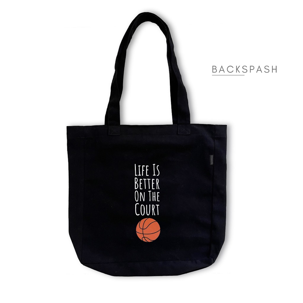 Tote bag Kanvas Hitam Qoutes Kata Kata Aesthetic Part 12 H6- Tas Totebag Kuliah Pria Wanita TKH