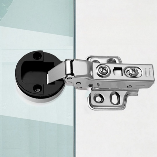 Engsel Sendok Slowmotion Dudukan Pintu Kaca Hidrolik 35mm Super Kuat