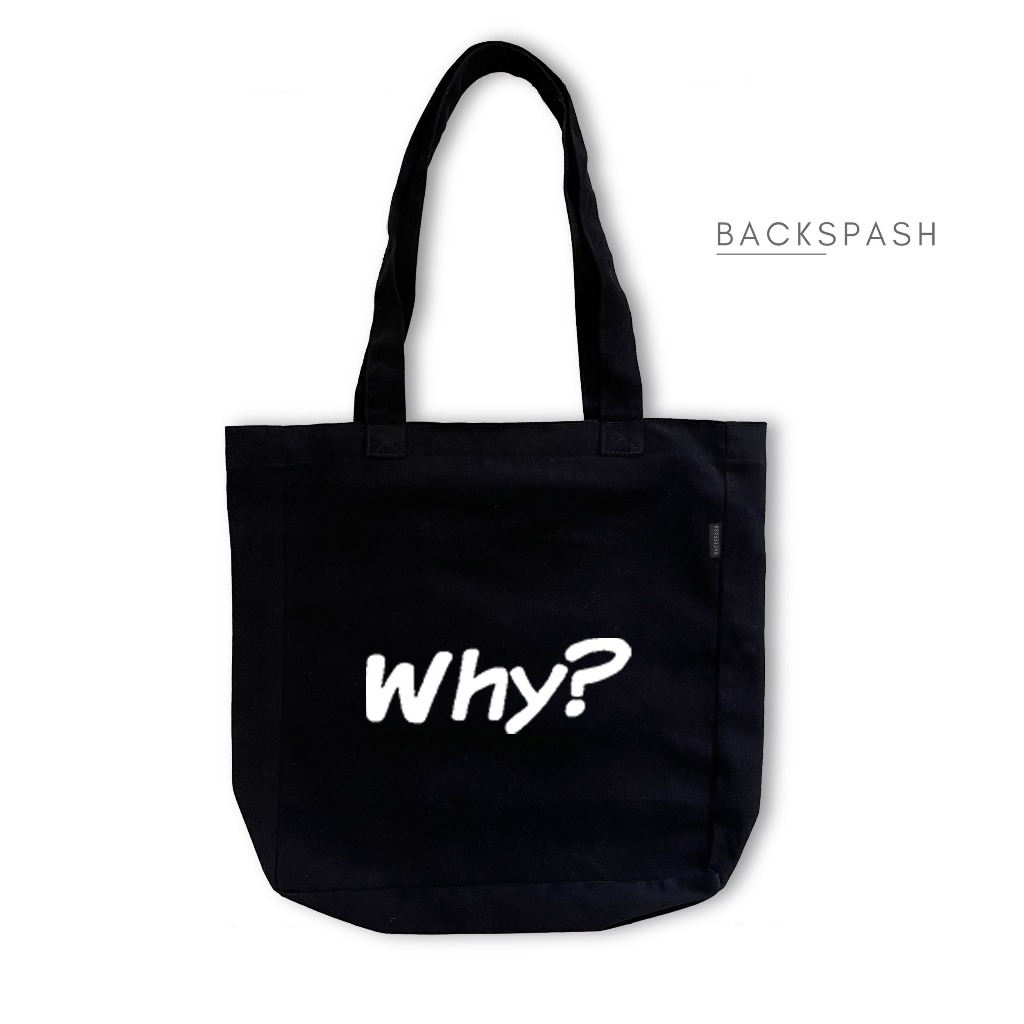 Tote bag Kanvas Hitam Qoutes Kata Kata Aesthetic Part I H2- Tas Totebag Kuliah Pria Wanita TKH
