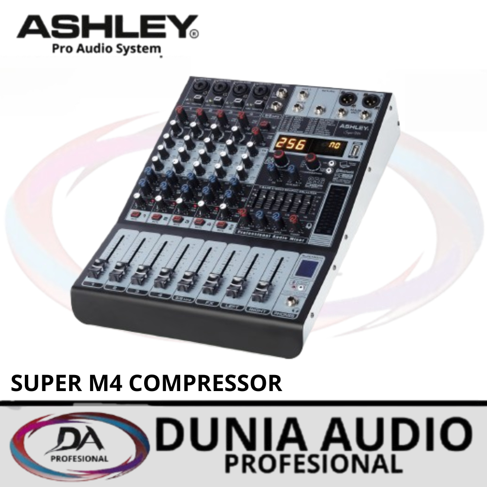Mixer ASHLEY SUPER M4 Compressor SUPER M4 ORIGINAL 4 Ch New With Compressor