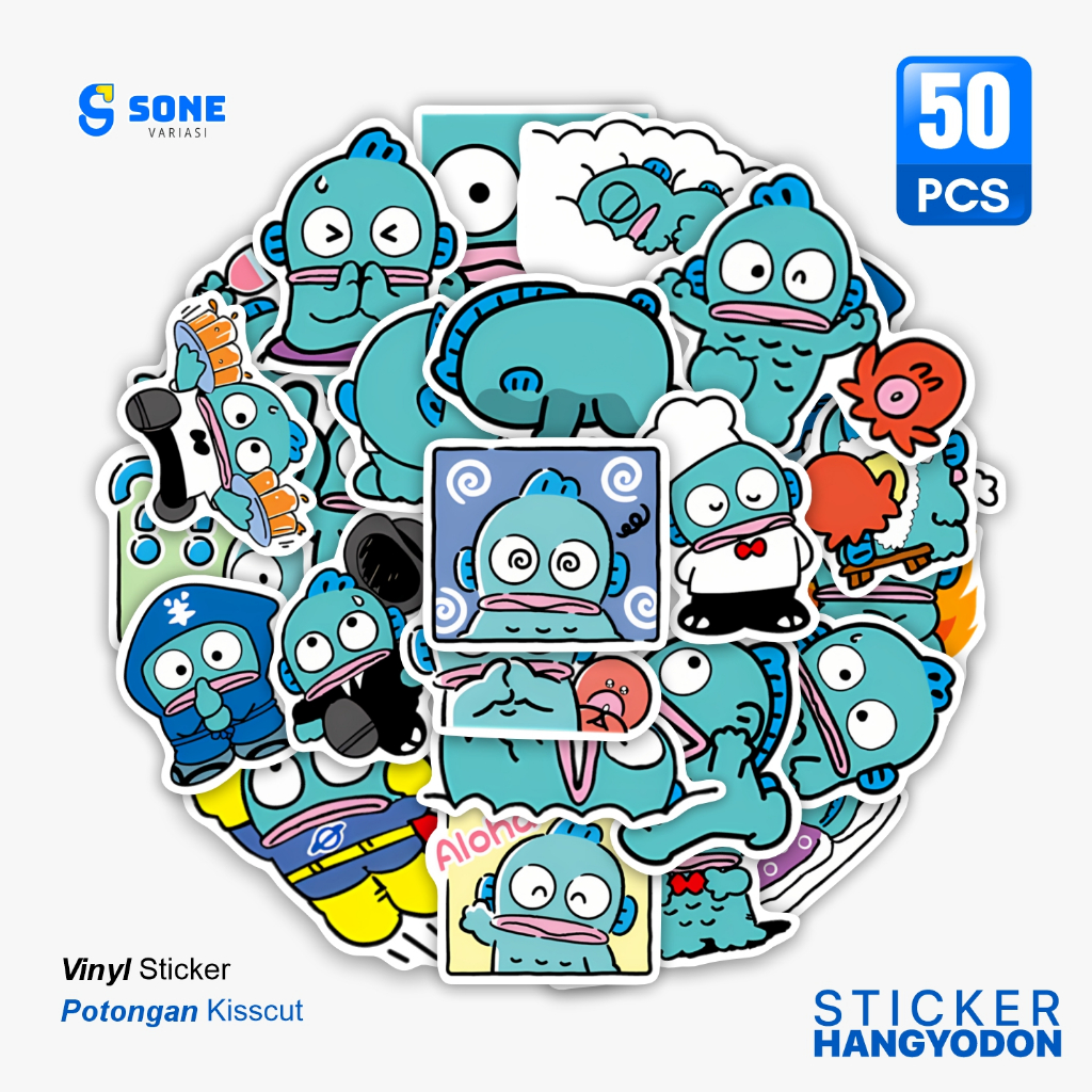 

Sticker Pack HANGYODON / Stiker Kartun Animasi Paper Vinyl Deco Buku Jurnal Tumbler Laptop Aesthetic