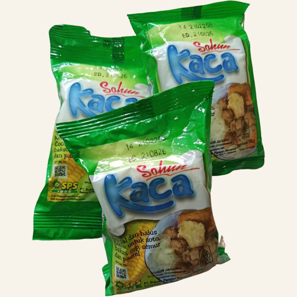 

Sohun Kaca 50 Gr / Sohun Jagung / Soun Mie / Sohun Renceng