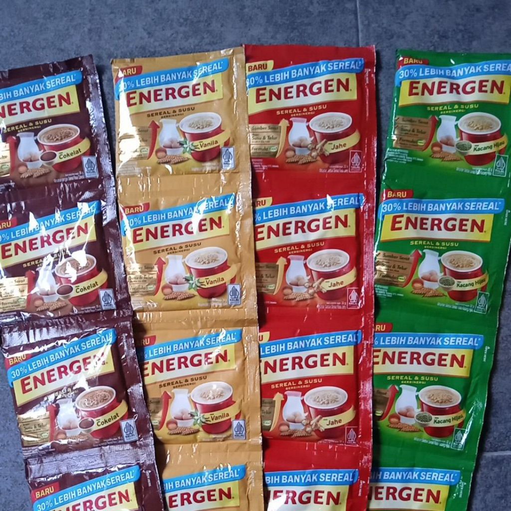 

Energen Susu Sereal 1 renteng isi 10 Sachet
