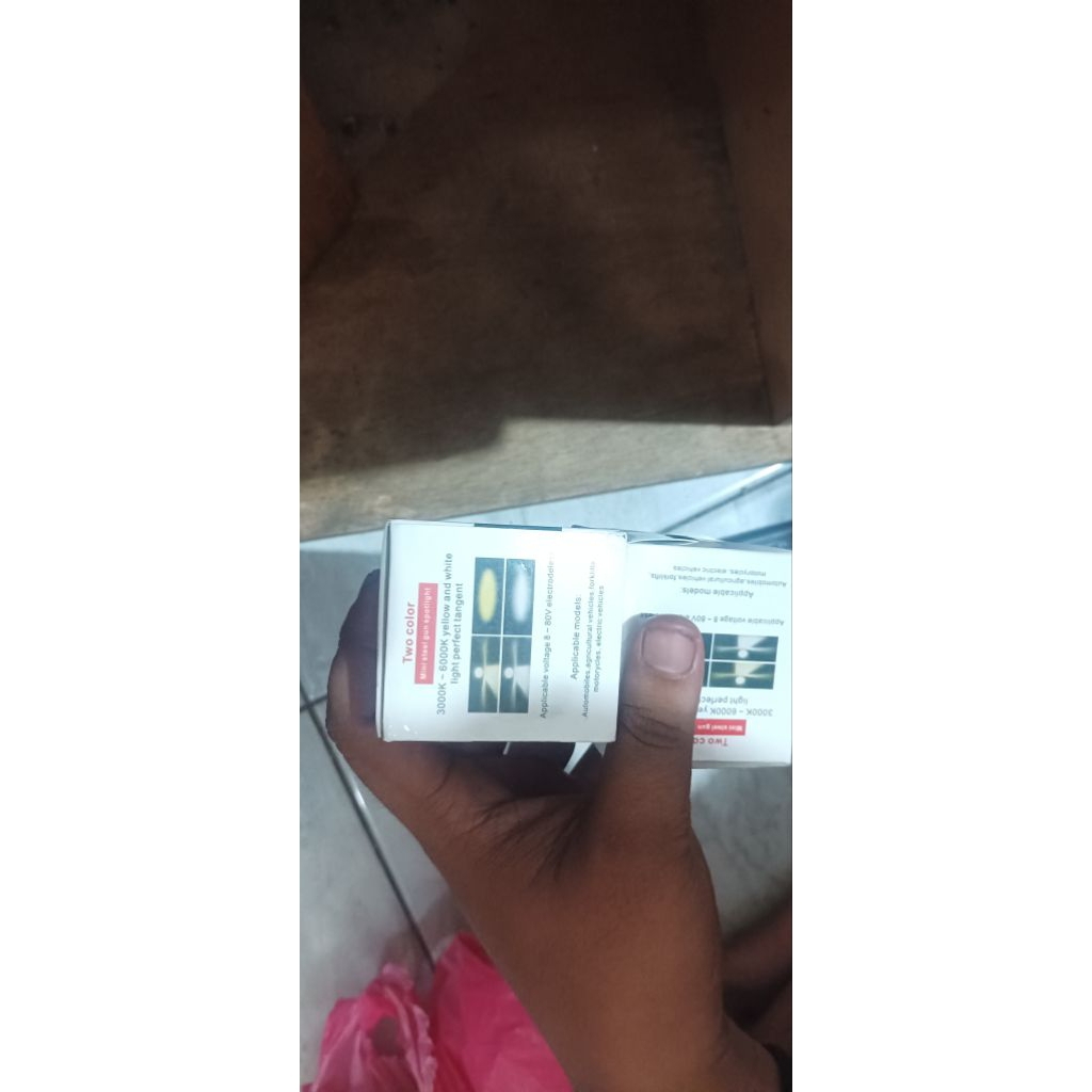 Lampu Tembak/Lampu Sorot Warna putih-kuning