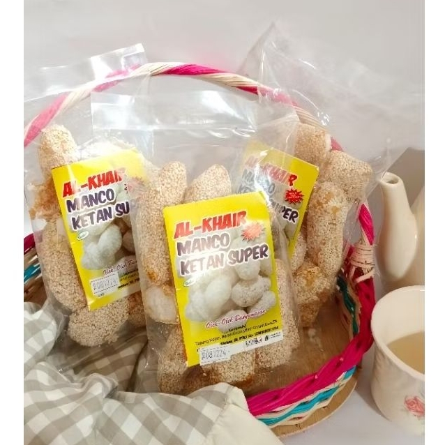 

Manco Ketan Wijen Super Empuk Krenyess Legit- Kue Manco Bola Wijen Legit Empuk Krenyes Oleh Oleh Khas Purbalingga Camilan Snack Kiloan