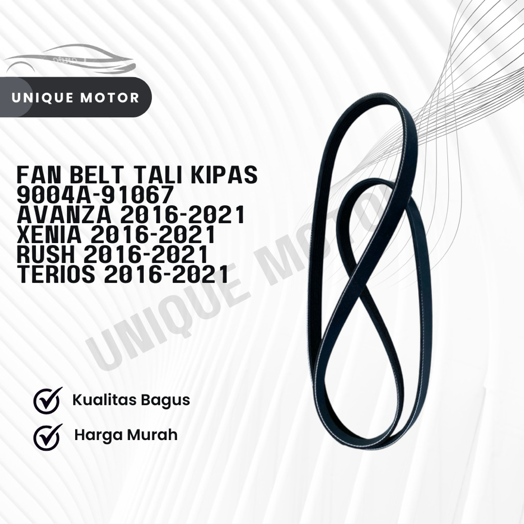 FAN BELT TALI KIPAS GRAND AVANZA XENIA NEW RUSH TERIOS 2016-2021 ORIGINAL
