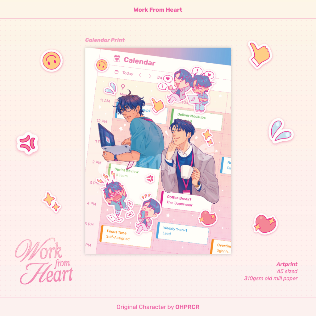 

OHPRCR - Work From Heart Artprint