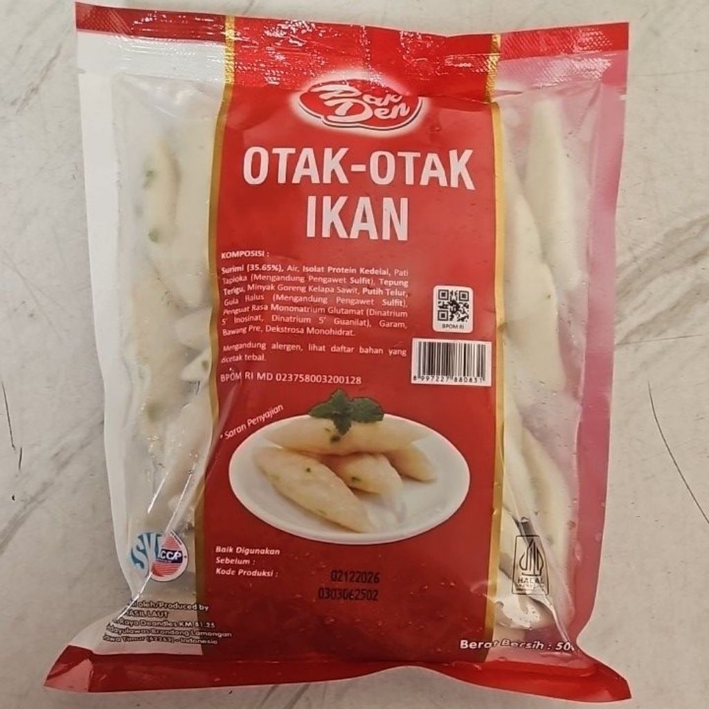 

PAK DEN OTAK OTAK IKAN SUPER ENAK 500 GRAM