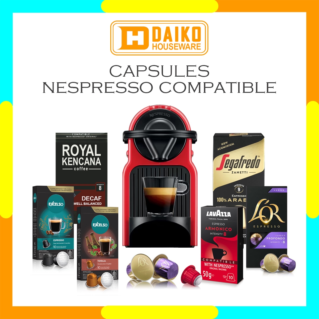 

Capsule Nespresso Compatible Ecer Harga Satuan Excelso Lavazza L'or Segafredo B Coffee Kopi Kapsul