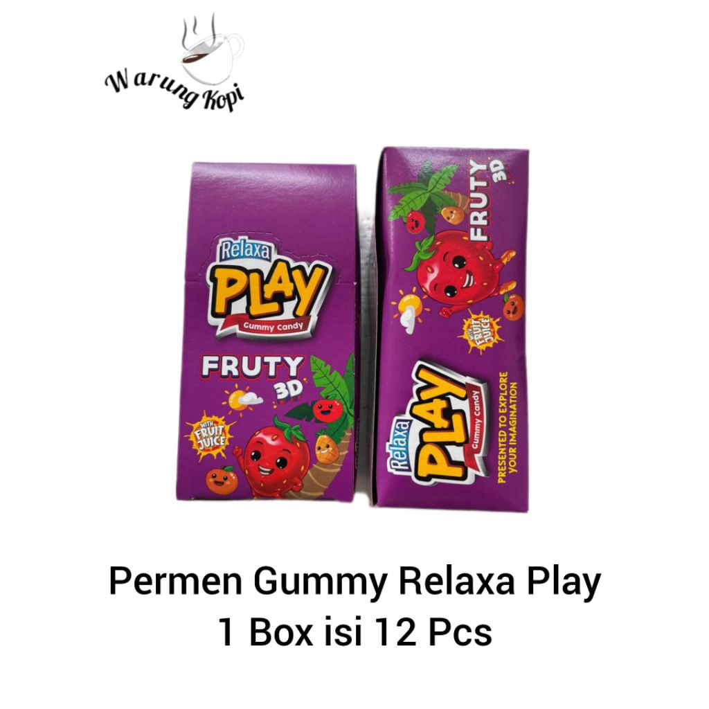 

Relaxa Play Gummy Fruity Box 12x12 gr