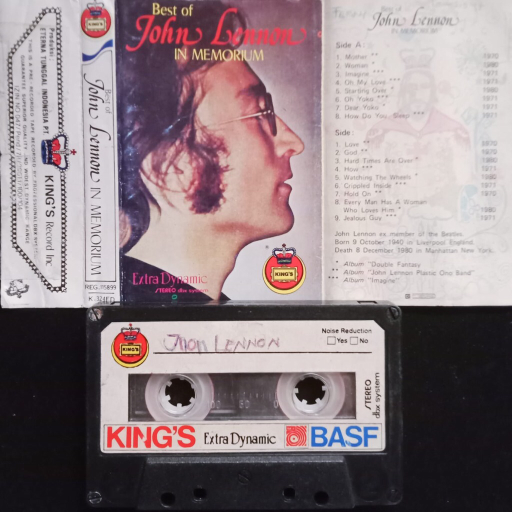 KASET PITA JOHN LENNON BEST OF