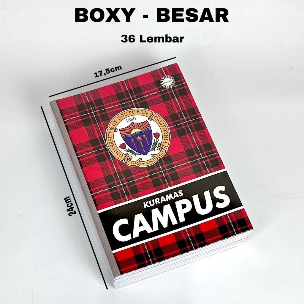 

Buku Tulis Campus Kuramas 36 Lembar Ukuran Boxy – Isi 10 Pack – Kertas Halus