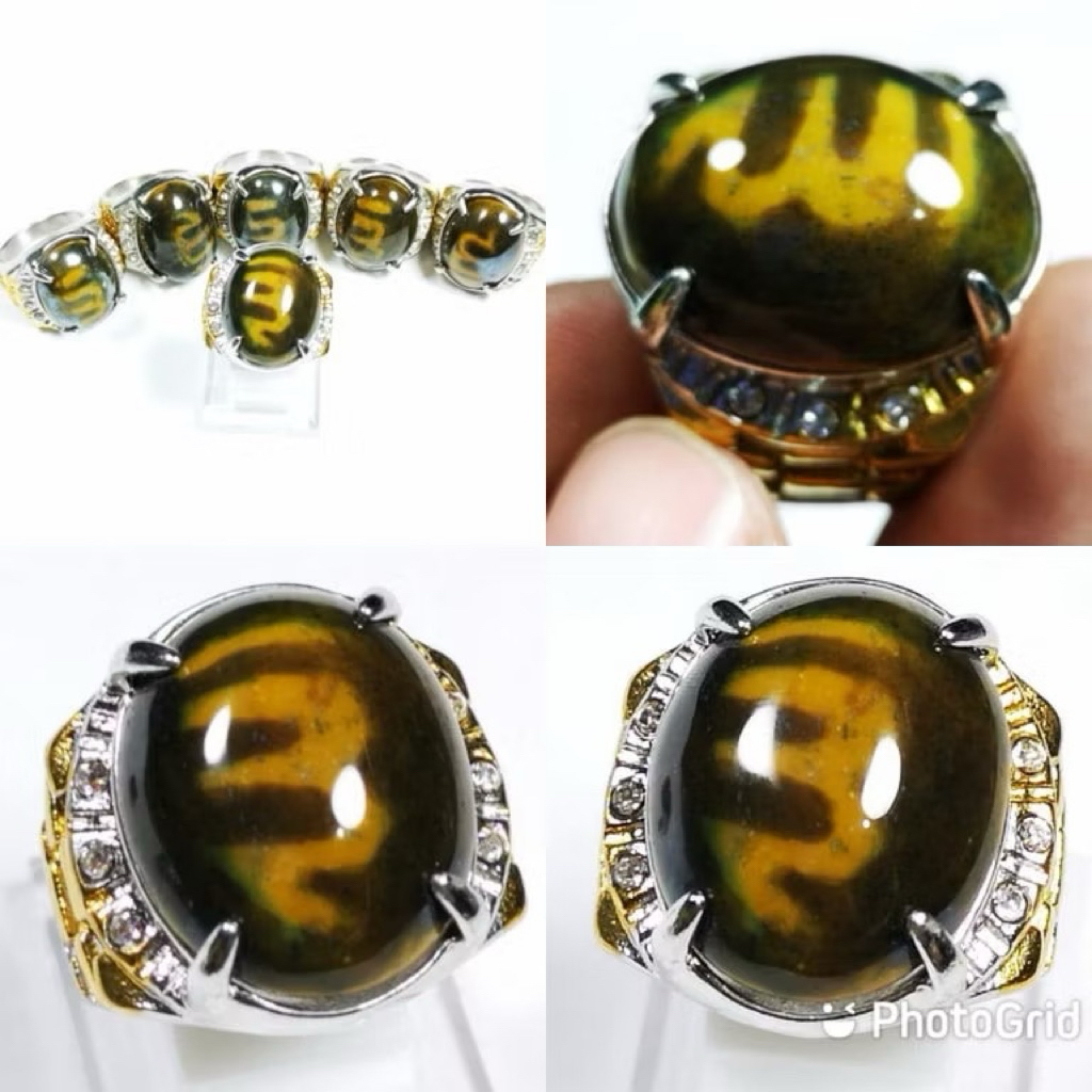 Cincin batu akik jasper agate chalsedoni lafadz allah muhammad model akik lafadz