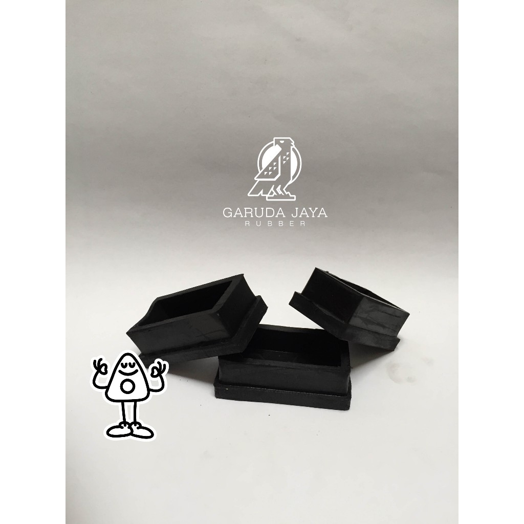 Karet Alas Kaki Meja/Kursi Hollow 25 x 50mm
