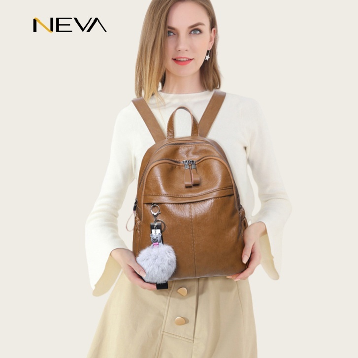 Tas Ransel Wanita kulit anti air Tas ransel wanita kuliah lucu Tas ransel wanita kerja