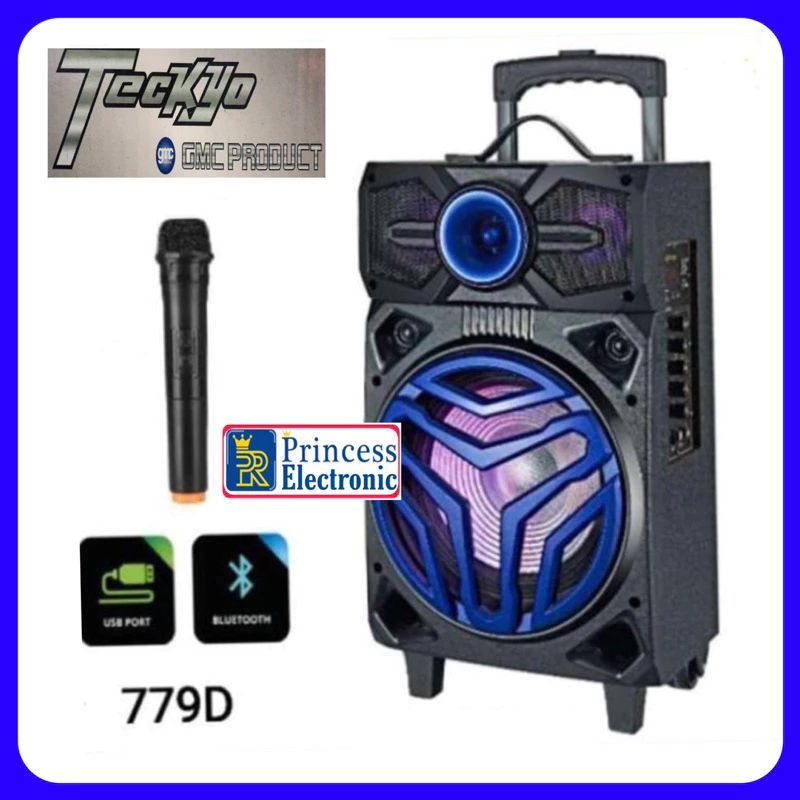 GMC TECKYO 779D Speaker Portable Meeting BLUETOOTH 10 inch