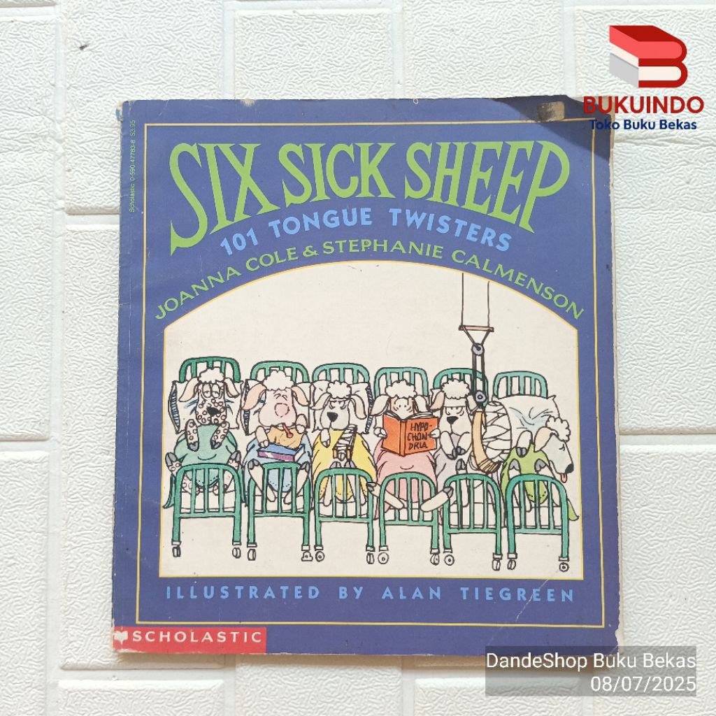 Six Sick Sheep 101 Tongue Twisters by Joanna Cole dkk (BAHASA INGGRIS/ ENGLISH) - Buku Bekas Prelove