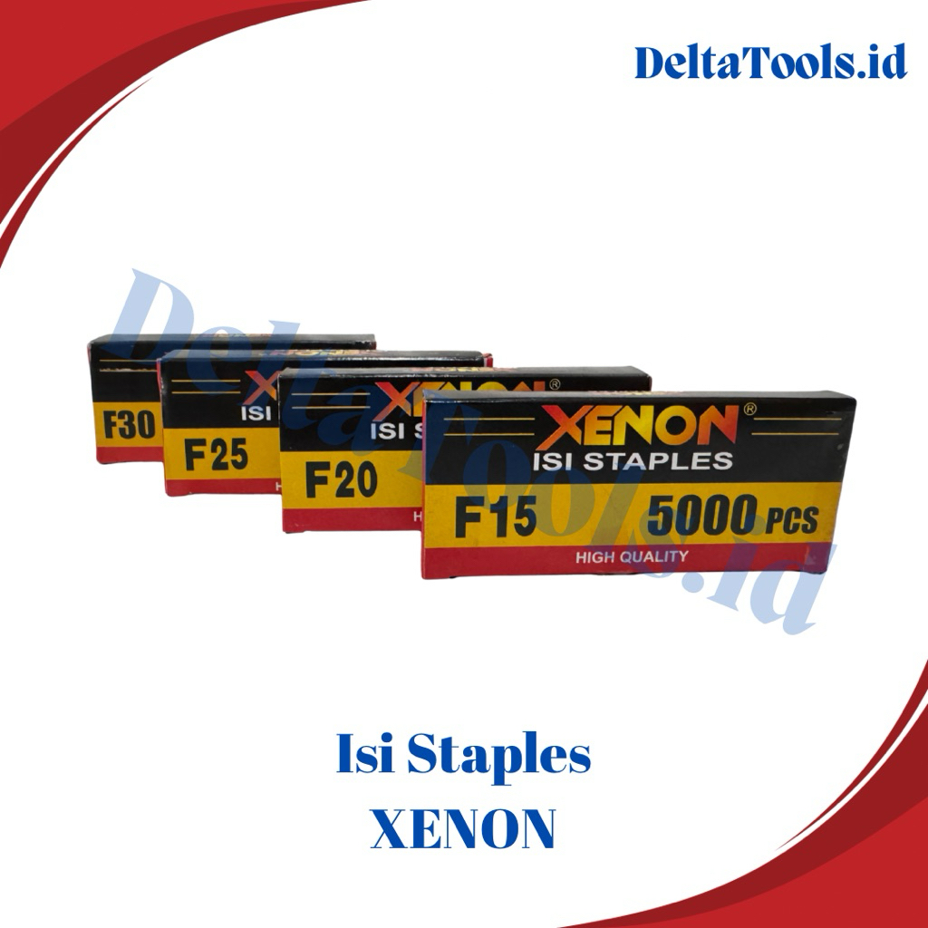 

XENON Isi Staples Paku Tembak Air Nailer F15 F20 F25 F30 - Refill Staples Stapler Gun