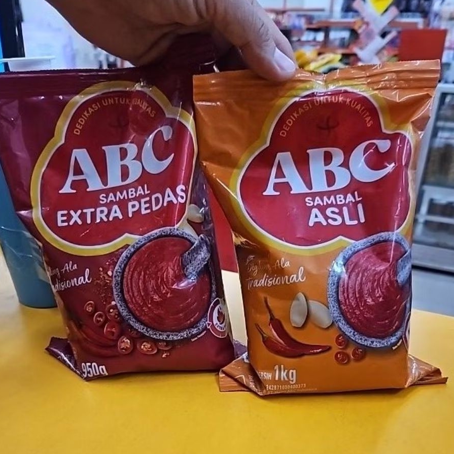 ED 04.26 PCS 1KG - SAOS ABC SAUS SAMBAL EXTRA PEDAS 950GR - SAMBAL ASLI 1KG - SAMBAL SERBAGUNA 1KG- 