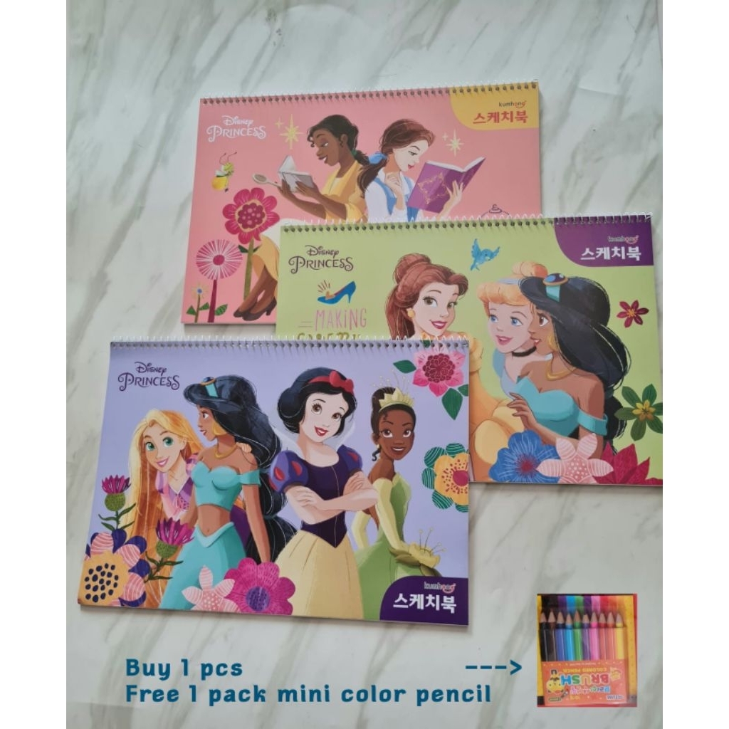 

Buku Gambar Korea tebal Princess design