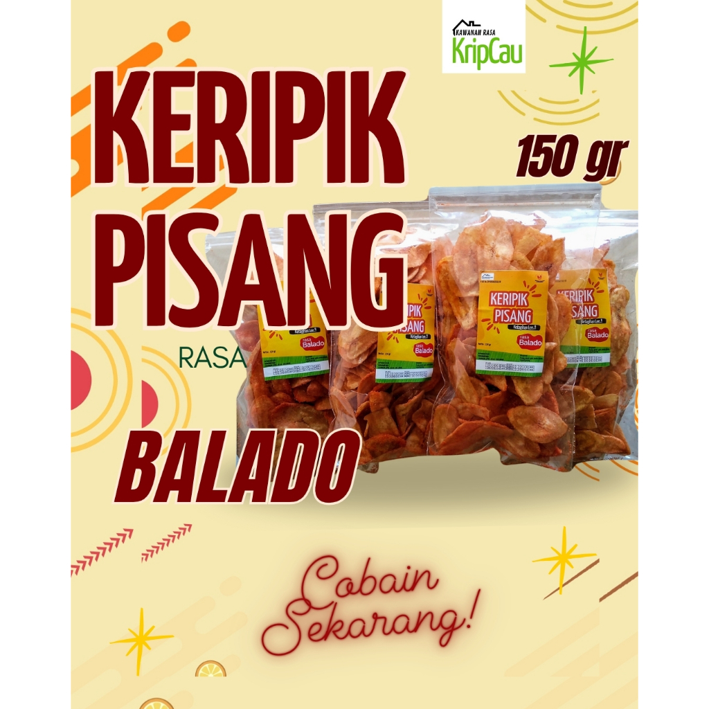 

150gr Keripik Pisang Rasa Balado