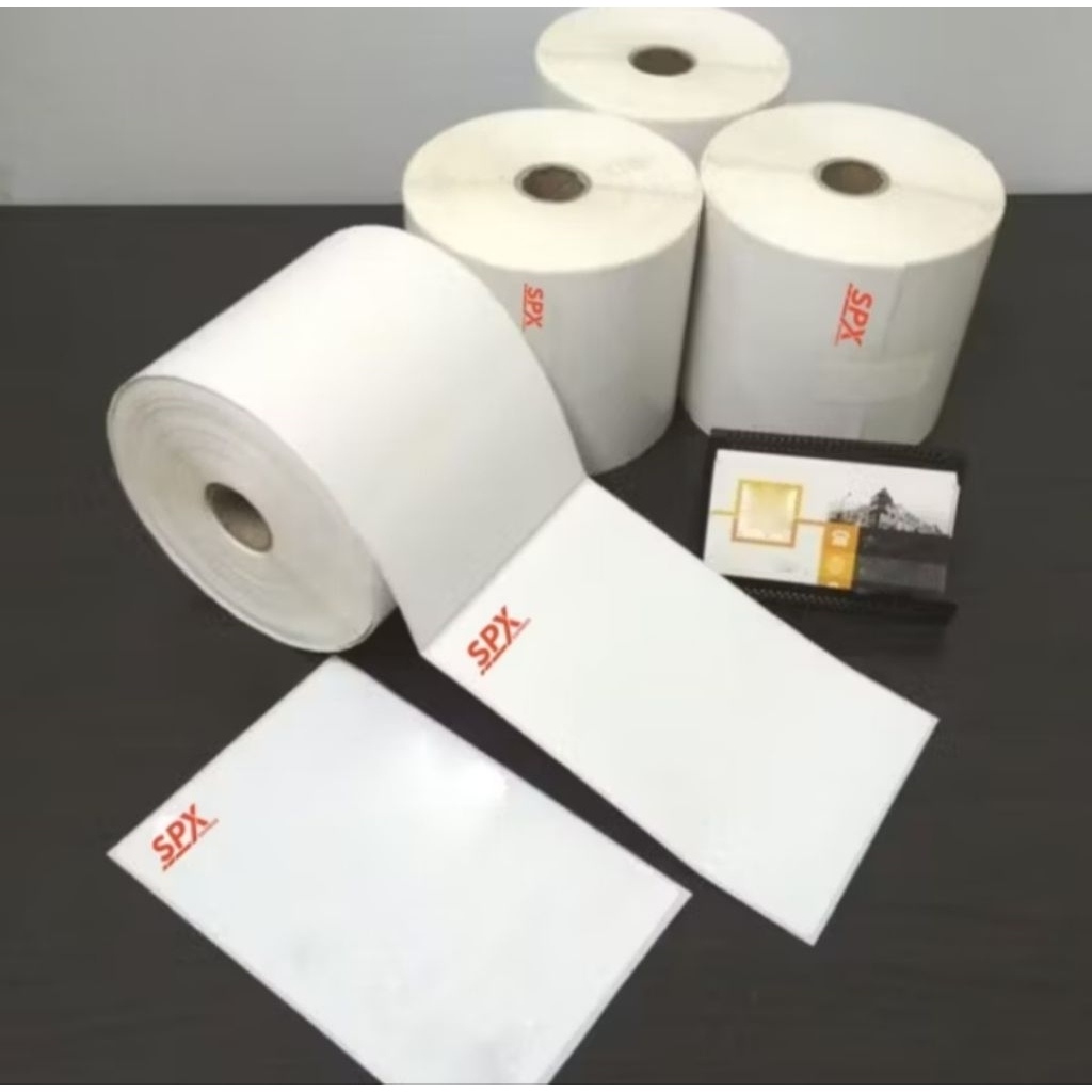 

Label Sticker Thermal Roll SPX Isi 250Pcs / Kertas Label Stiker Barcode