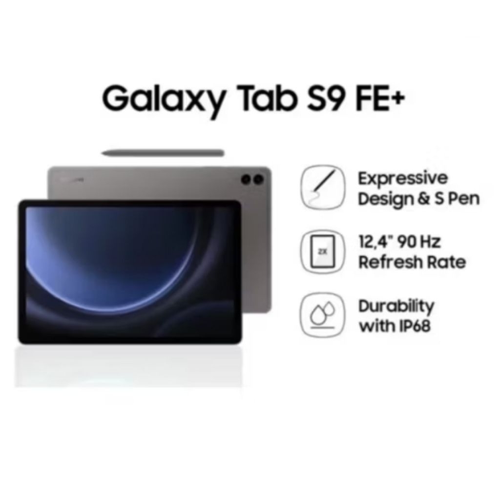 Original Samsung Galaxy Tab S9 FE+ (5G) (12/256 GB), Tab S9 FE+ (Wifi) (8/128 GB), Tab S9 FE (5G) (6