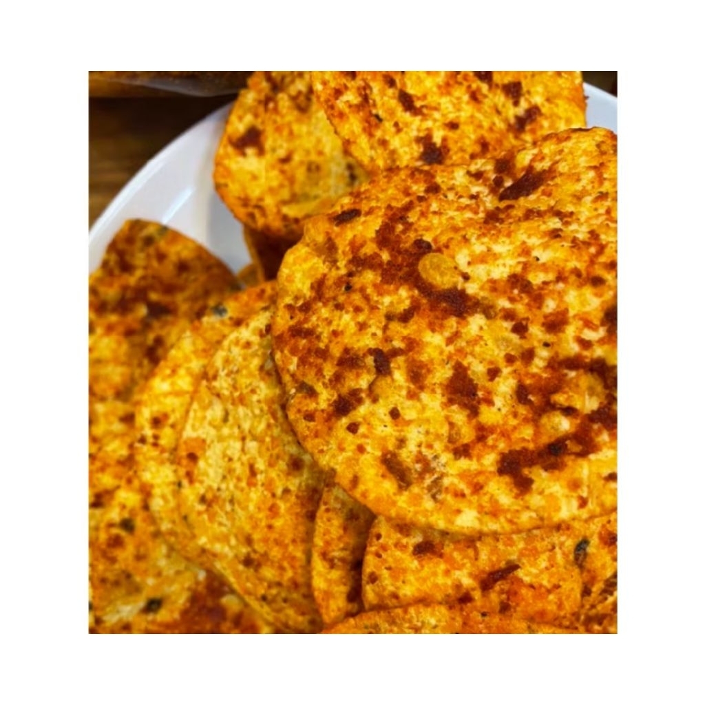 

kerupuk opak jengkol balado(kerupuk ubi rasa jengkol)
