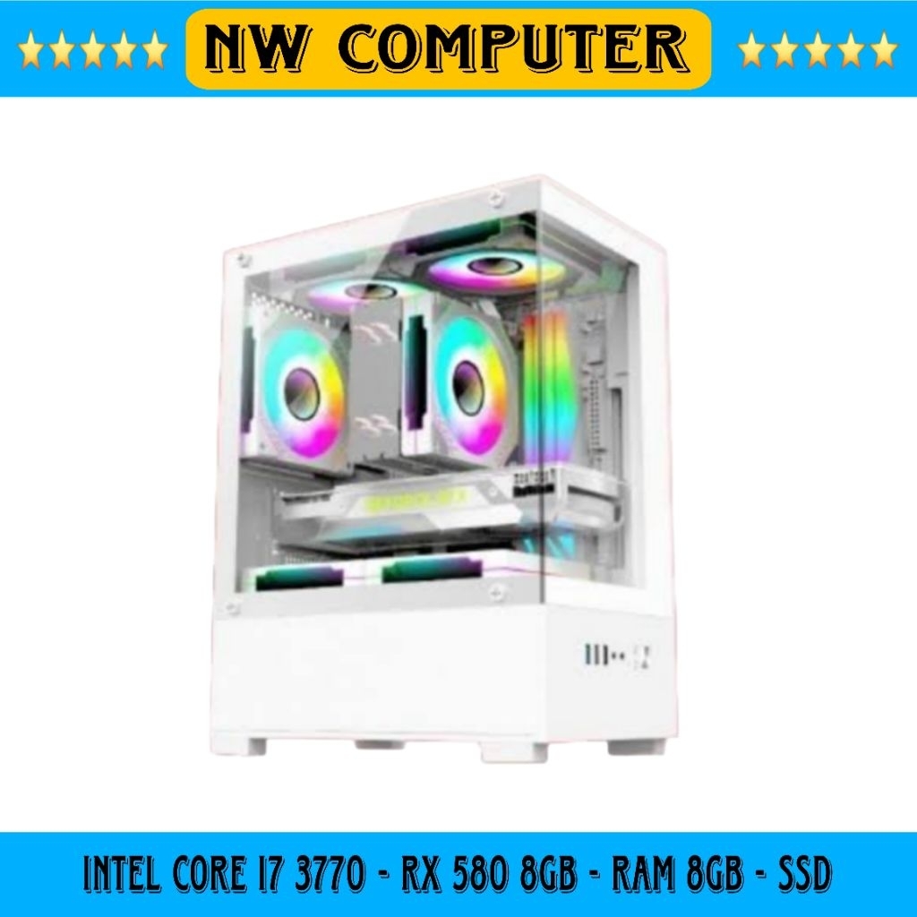 PC Gaming Core i7 3770 - RX 580 8GB - 8GB - SSD