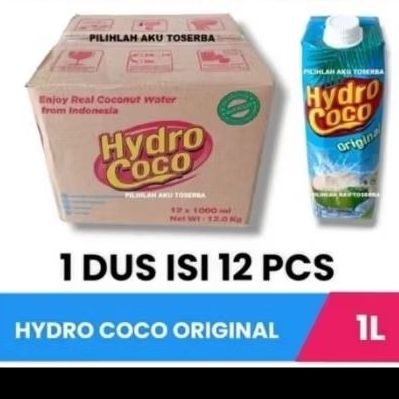 

Hydro Coco 1Liter Murah Meriah 1dus isi 12pcs