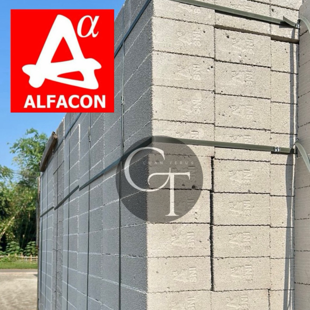 HEBEL ALFACON SNI 1 DO 10cm / 7,5 cm (12,6 kubik) - HEBEL BATA RINGAN PALING MURAH
