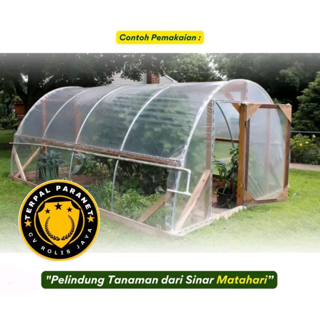 Podomoro Tok Tok Terpal Plastik Bening Uv 200 Micron 4X3 4X4 4X5 4X6 4X7 4X8 4X9 4X10 Plastik Uv