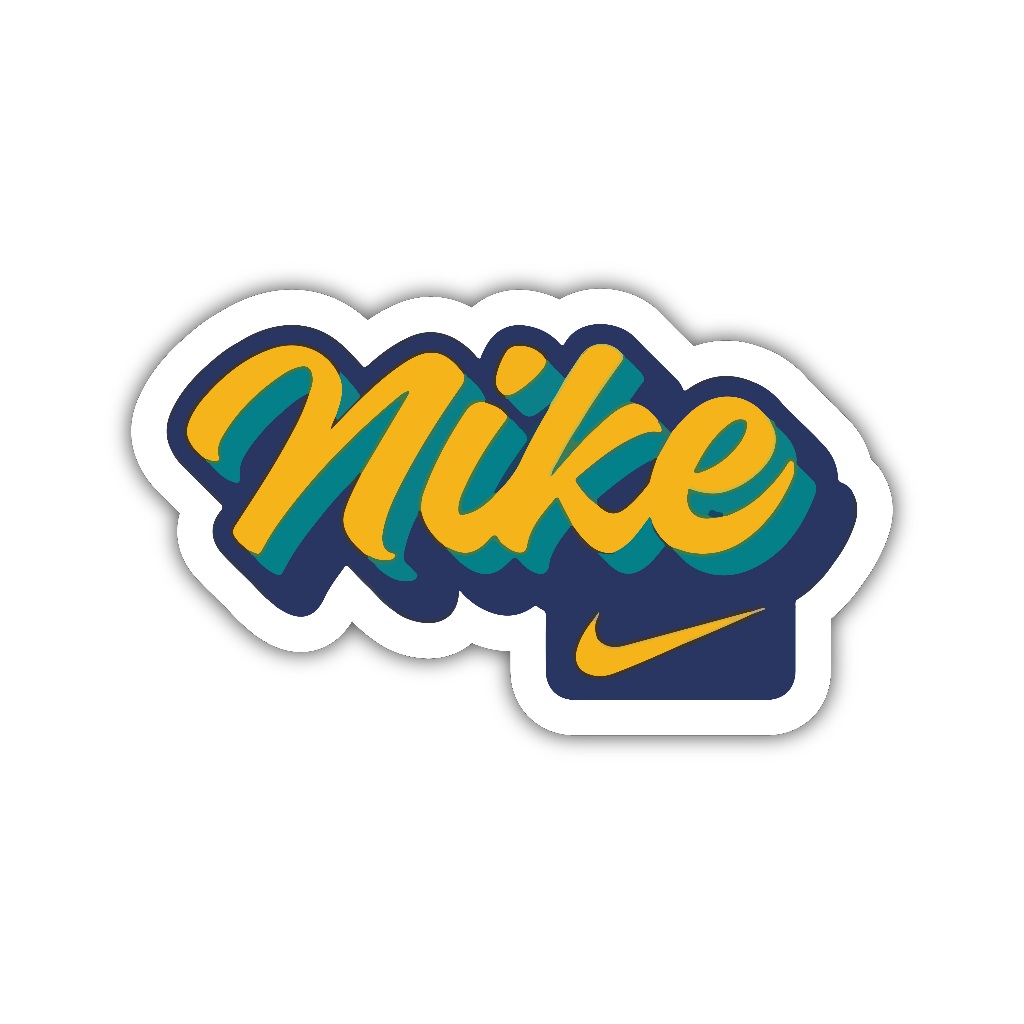 

ZV156 sticker nikeeeeee karakter kartun anime aesthetic, stiker vinyl satuan