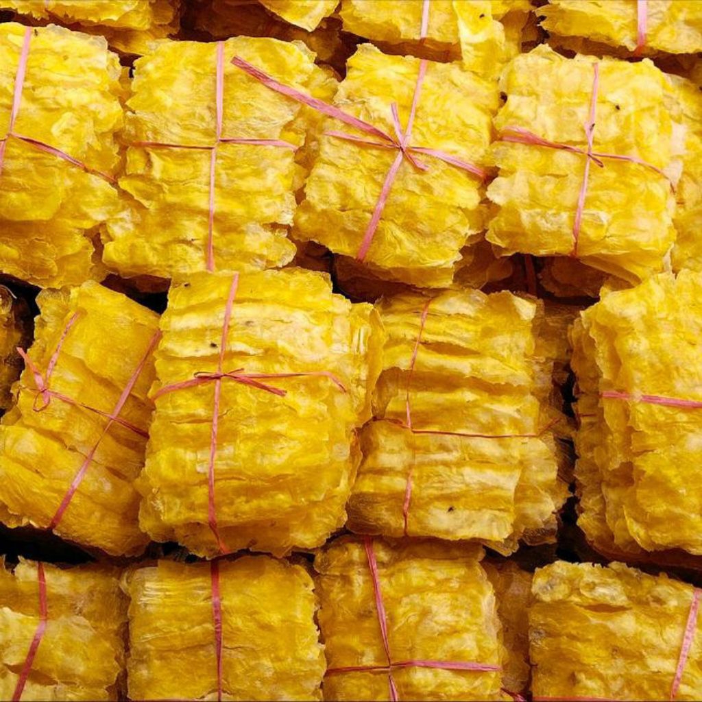 

raw cassava crackers typical of East Java