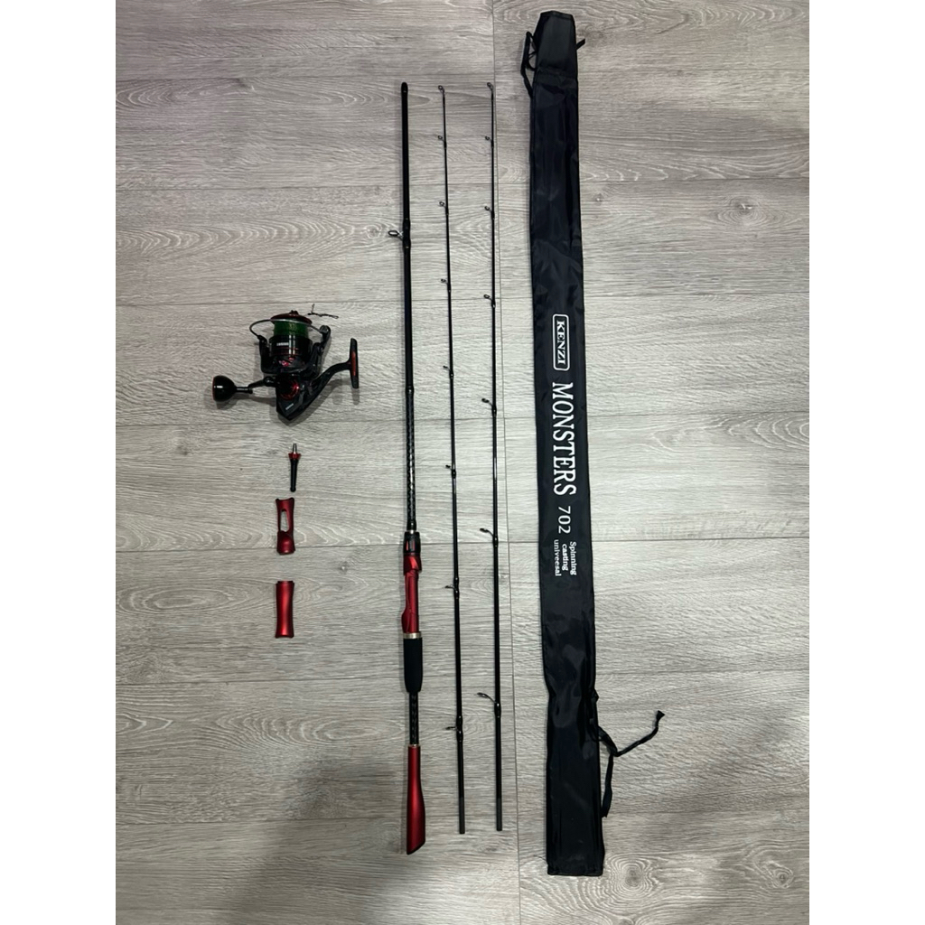 Reel Kenzi Kenko & Joran Kenzi Monster 702 ( 2,1m ) Fullset
