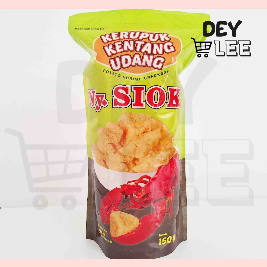 

Kerupuk Kentang Udang NY SIOK 150gr Potato Shrimp Crackers Bandung